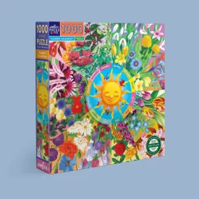 1000 Piece Puzzle, Flower Calendar