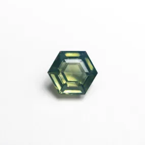 1.17ct 6.47x5.61x3.68mm Hexagon Step Cut Sapphire 25071-09