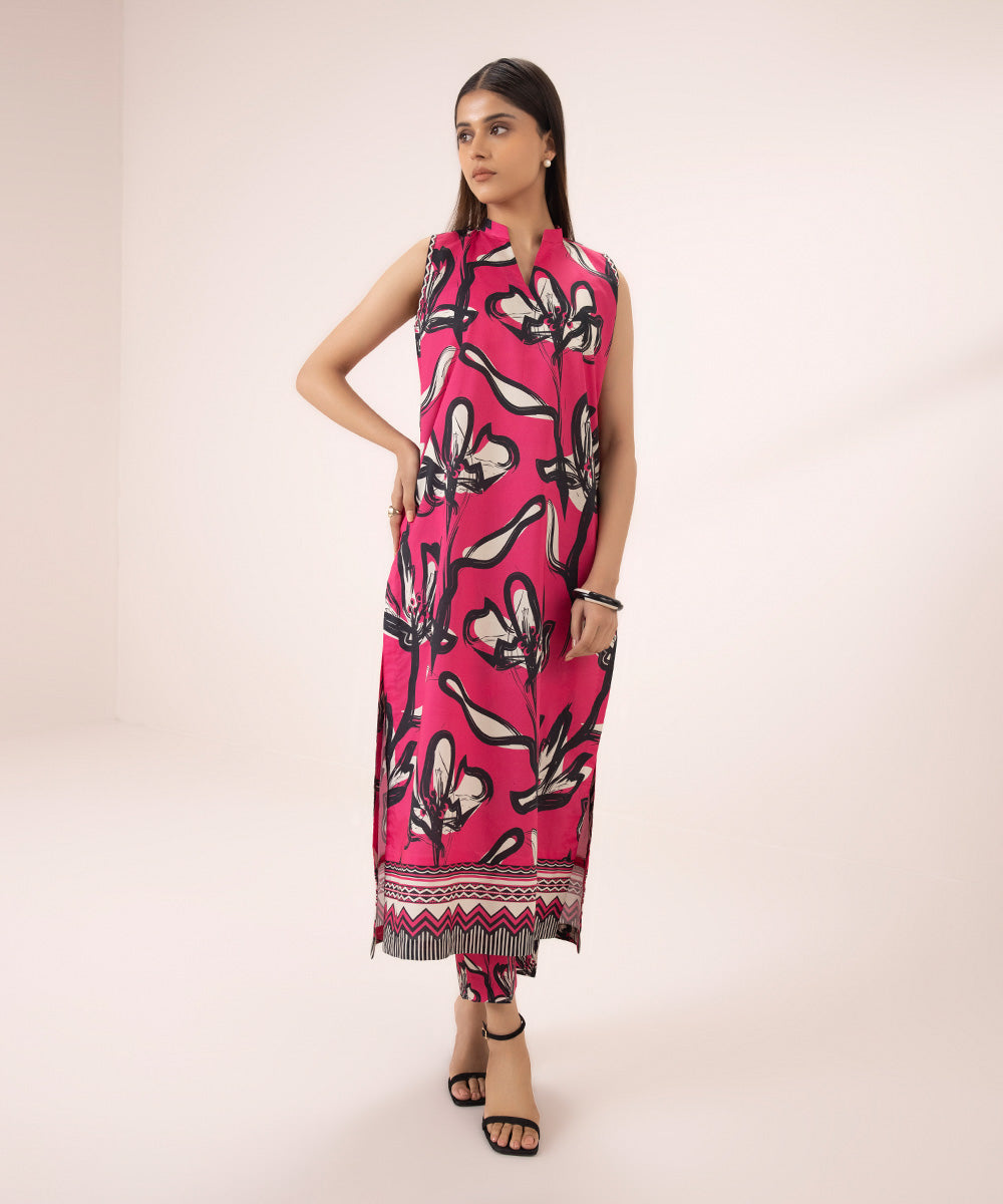 2 Piece - Printed Lawn Suit