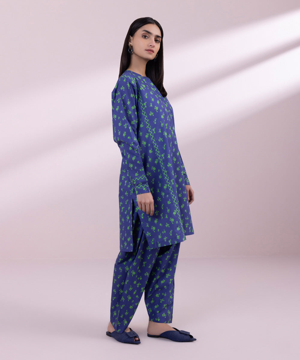 2 Piece - Printed Lawn Suit