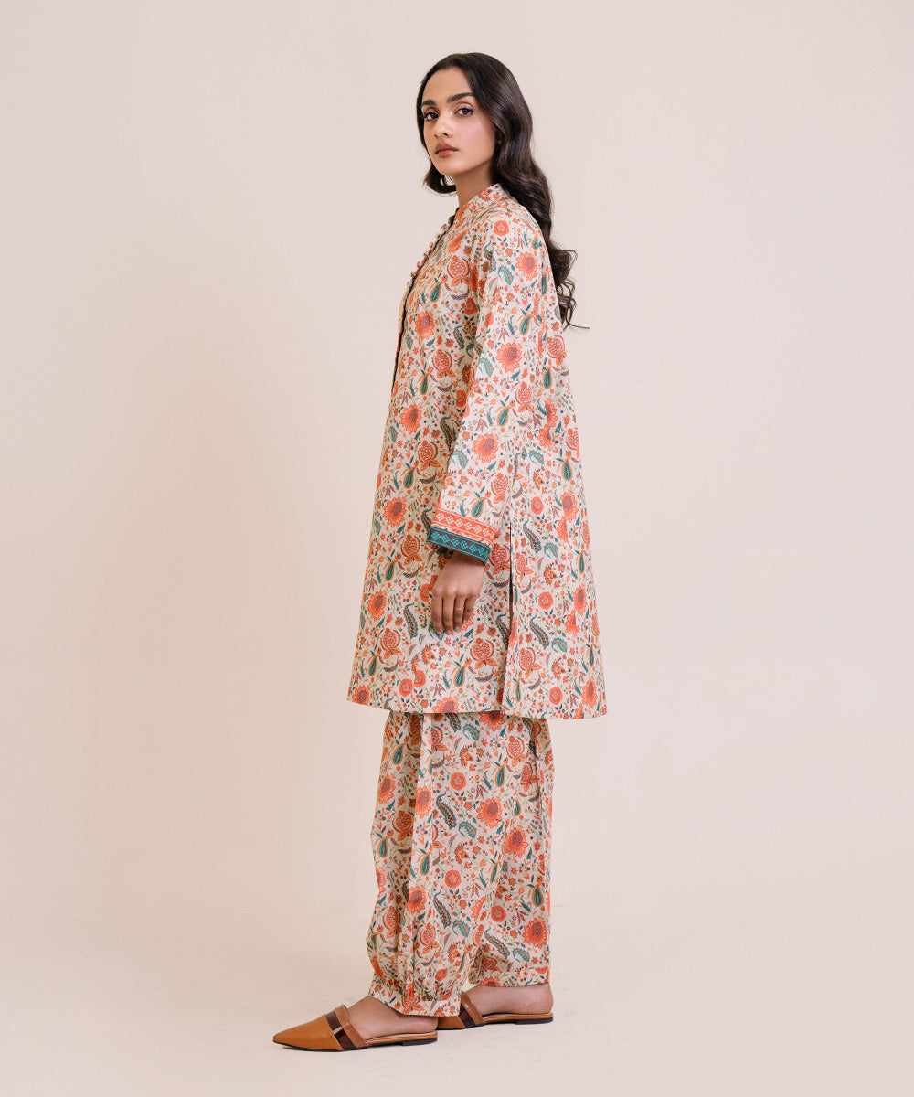 2 Piece - Printed Lawn Suit