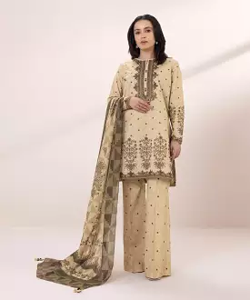 3 Piece - Embroidered Lawn Suit