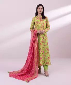 3 Piece - Printed Lawn Suit