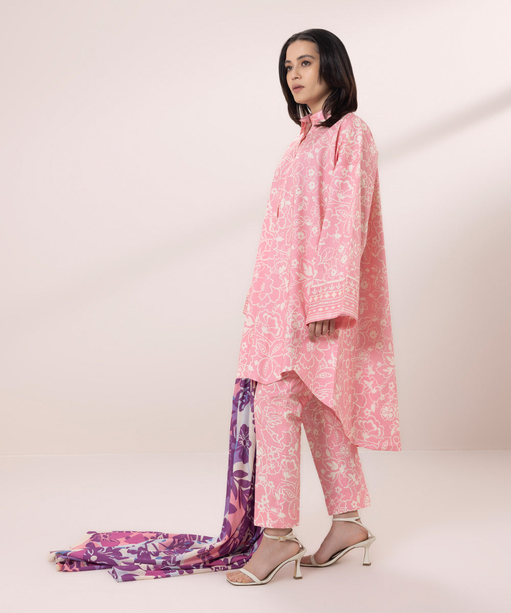 3 Piece - Printed Lawn Suit