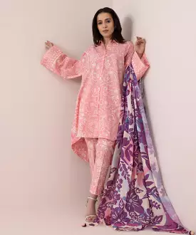 3 Piece - Printed Lawn Suit