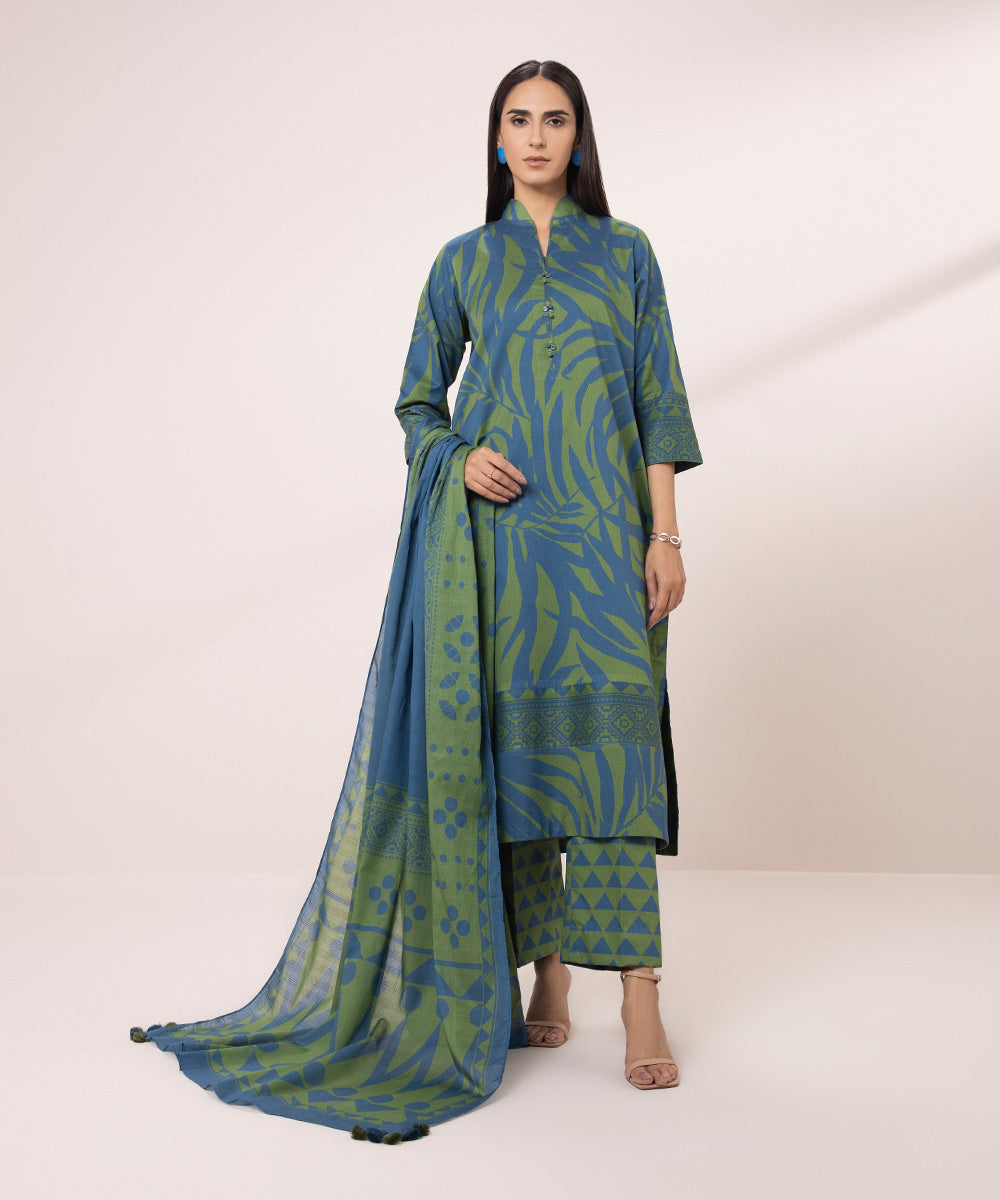 3 Piece - Printed Lawn Suit