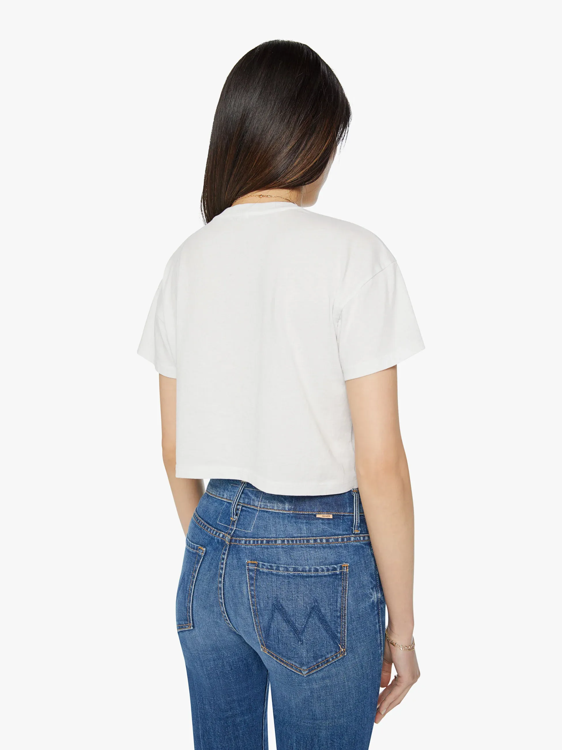 8911-944slx MOTHER The Grab Bag Crop Tee