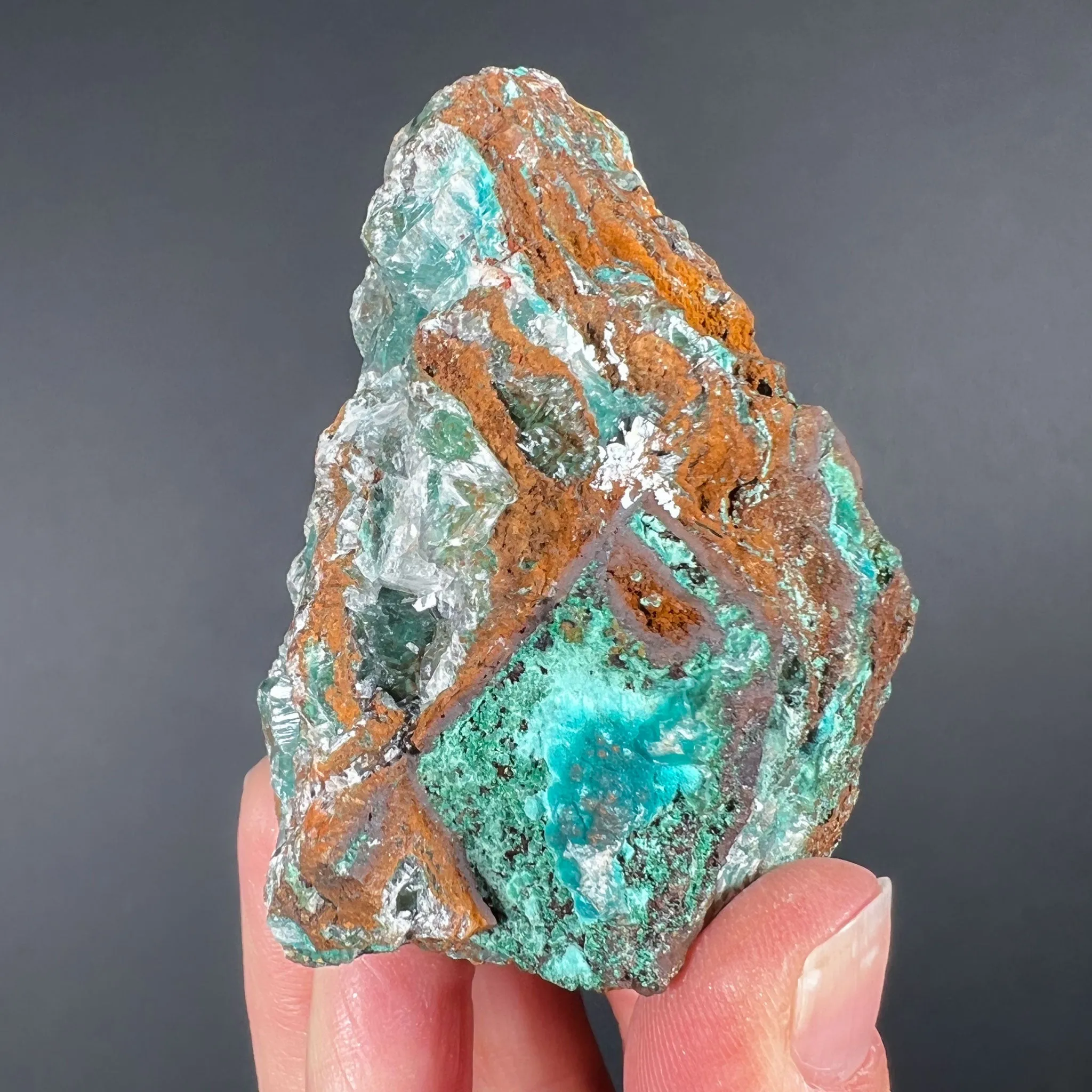 Aurichalcite with Calcite