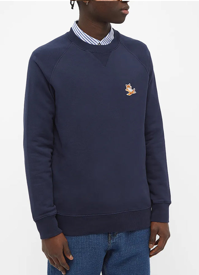 Chillax Fox Patch Classic Sweatshirt