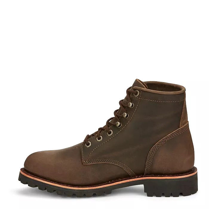 Chippewa Men's Classic 2.0 6 Plain Toe Work Boot - Brown - NC2080