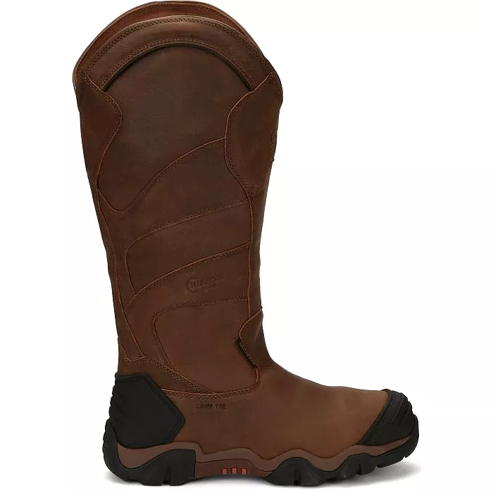 Chippewa Men's Cross Terrain 17 Comp Toe WP Pull-On Snake Boot- AE5034