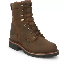 Chippewa Men's  Super Dna 8 WP Lace Up Work Boot - Brown - 59416