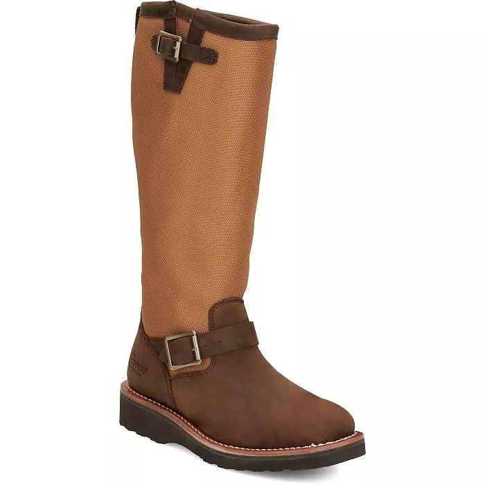 Chippewa Women's Cottonwood 15 Snake Work Boot -Brown- SN6914