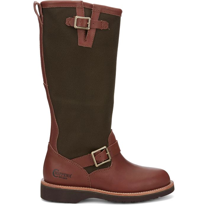 Chippewa Women's Sunjo 15 Soft Toe Outdoor Snake Boot- Brown - SN6913