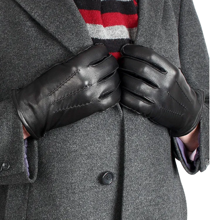 Dents Dilton Three-Point Lined Leather Gloves