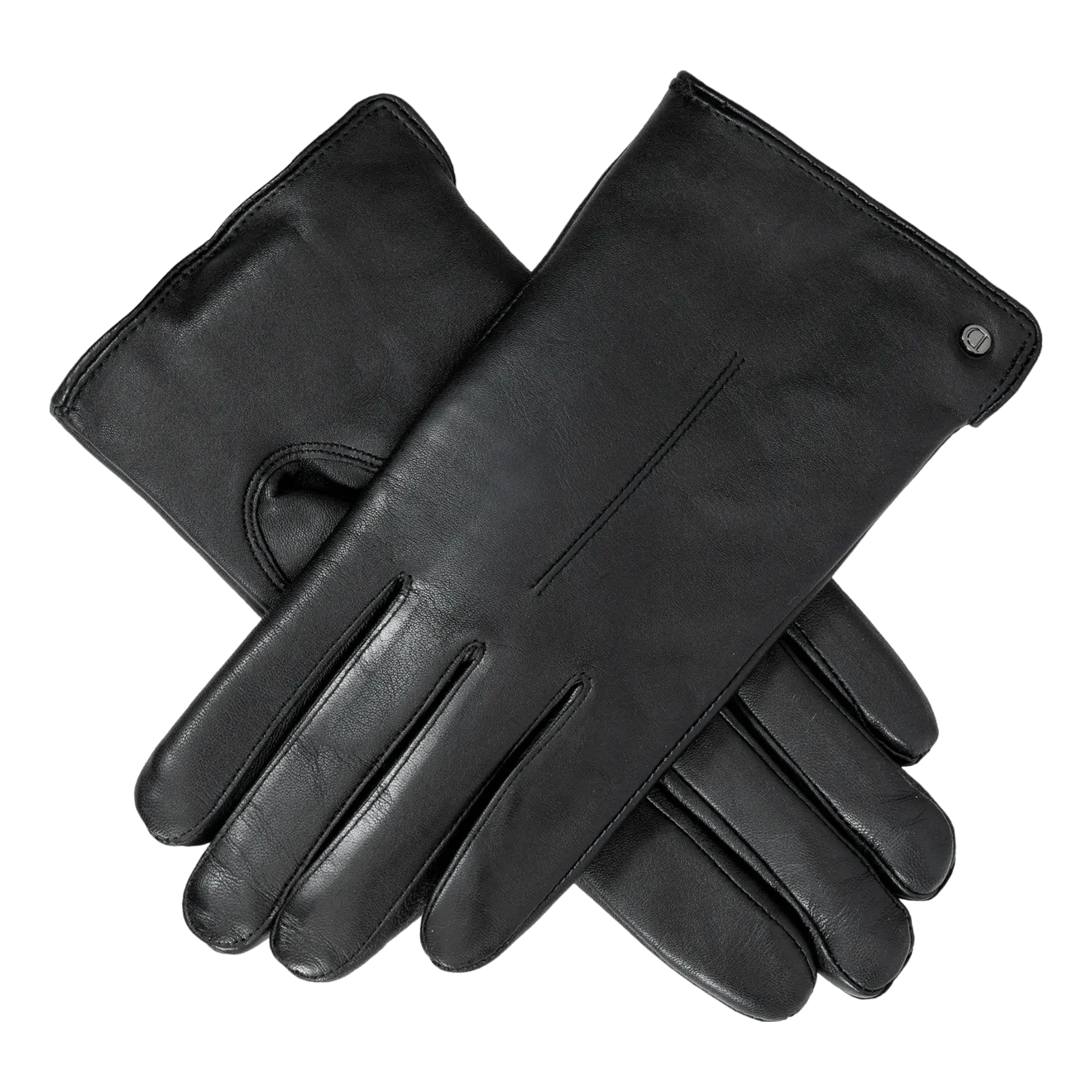 Dents Maria Touchscreen Single-Point Faux Fur-Lined Leather Gloves