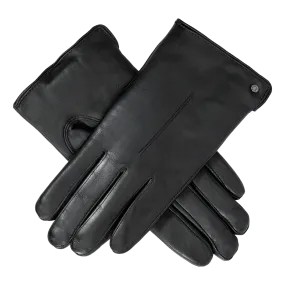 Dents Maria Touchscreen Single-Point Faux Fur-Lined Leather Gloves