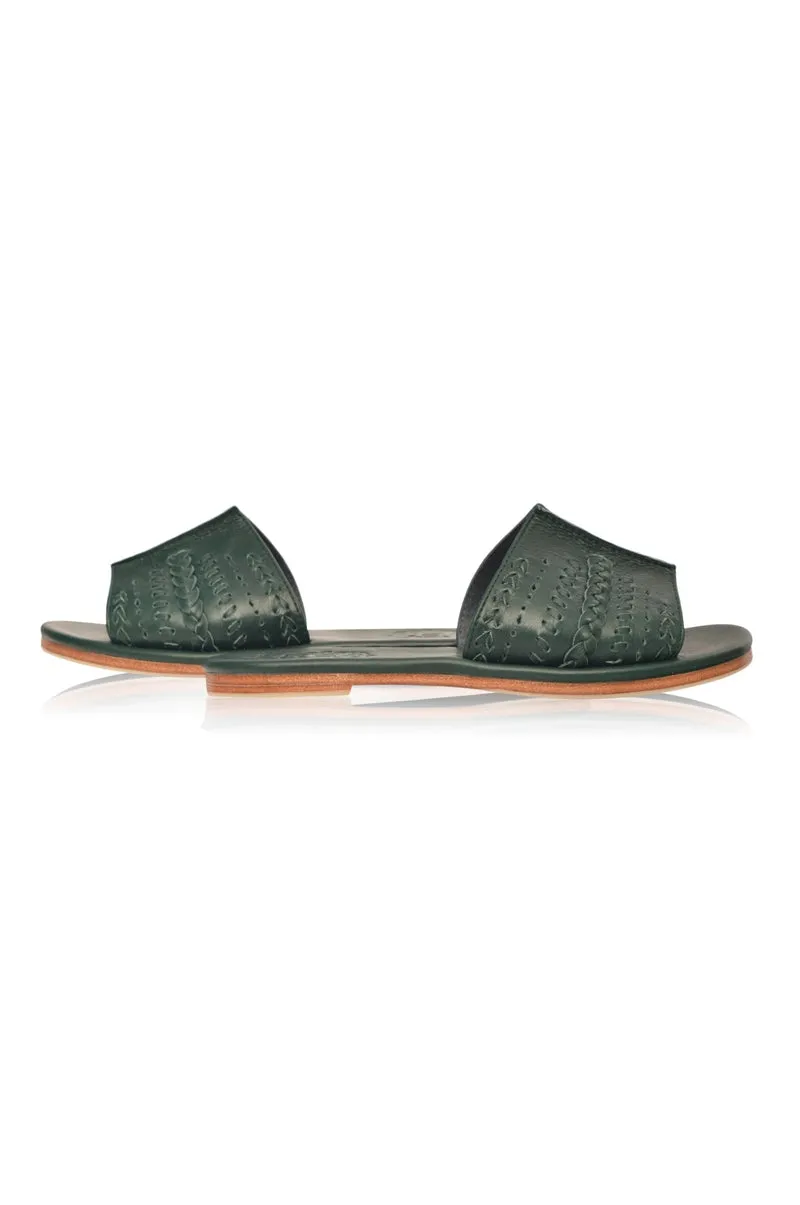 Dolce Vita Slide Shoes in Emerald