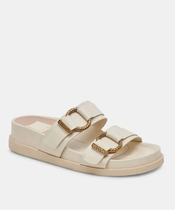 Dolce Vita Soya Buckle Sandal - Ivory Stella