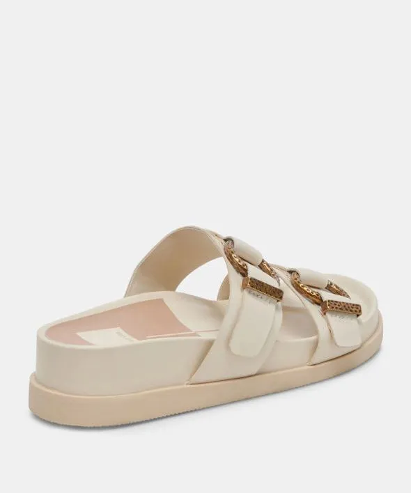 Dolce Vita Soya Buckle Sandal - Ivory Stella