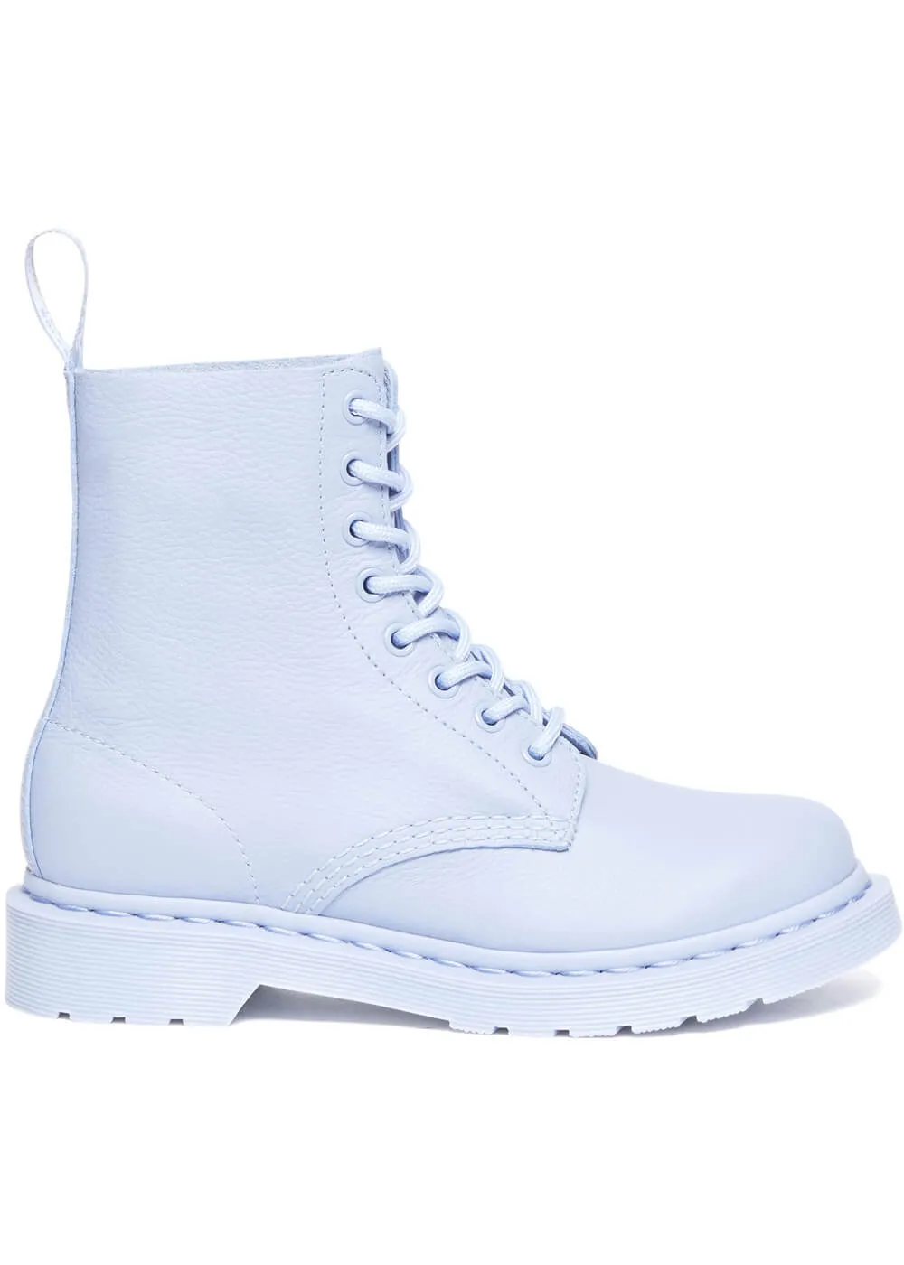 Dr. Martens 1460 Pascal Mono Virginia Soft Leather Boots Zen Blue