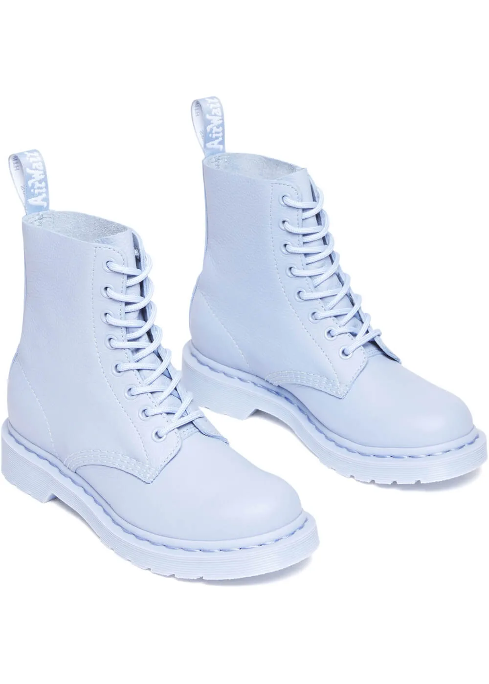 Dr. Martens 1460 Pascal Mono Virginia Soft Leather Boots Zen Blue