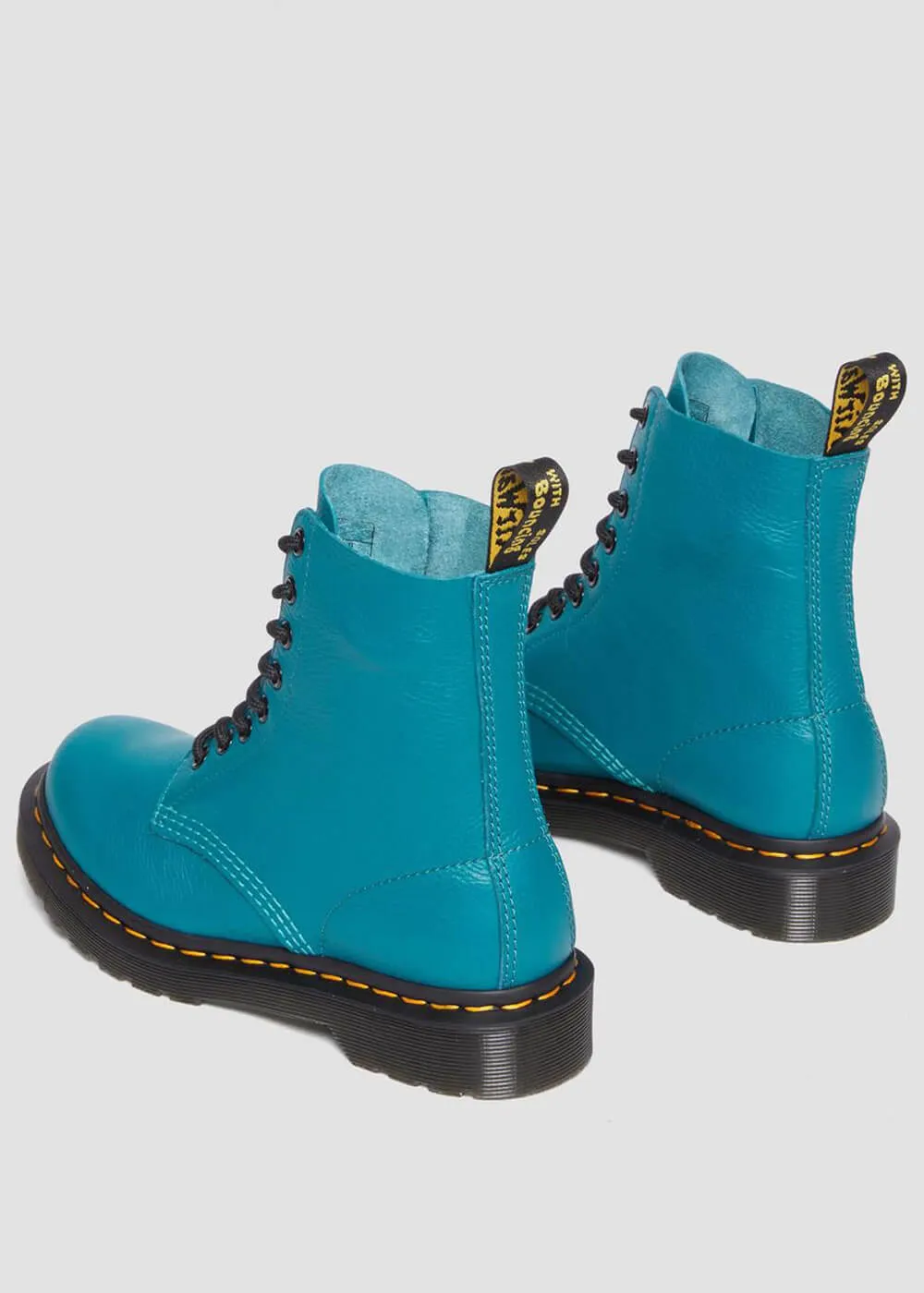 Dr. Martens 1460 Pascal Virginia Soft Leather Boots Teal Green