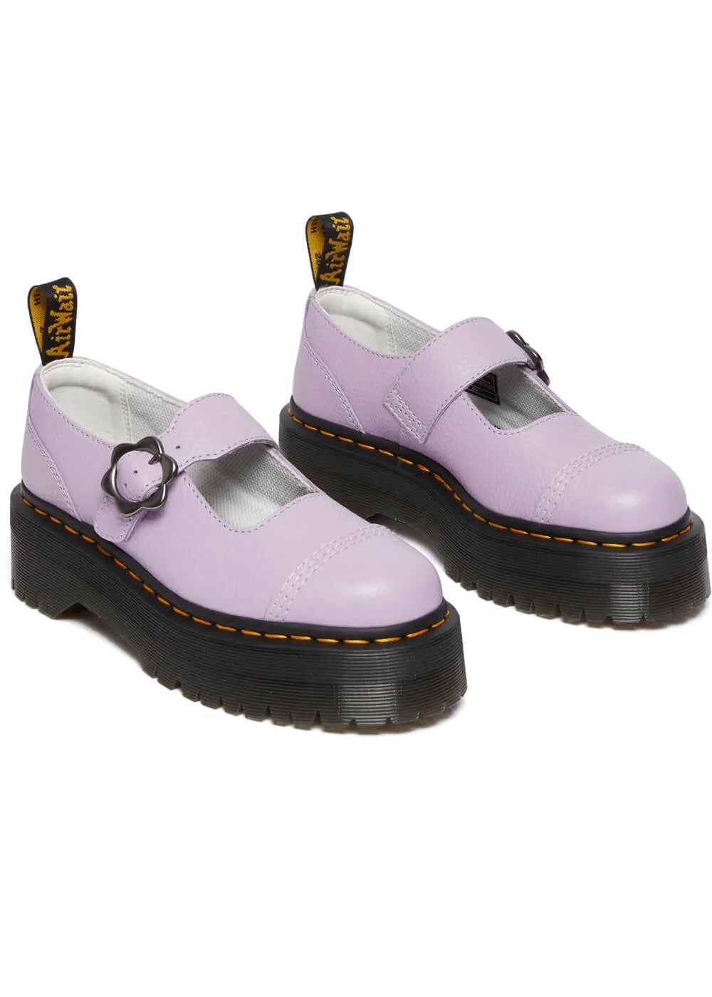 Dr. Martens Addina Flower Mary Janes Pumps Lilac