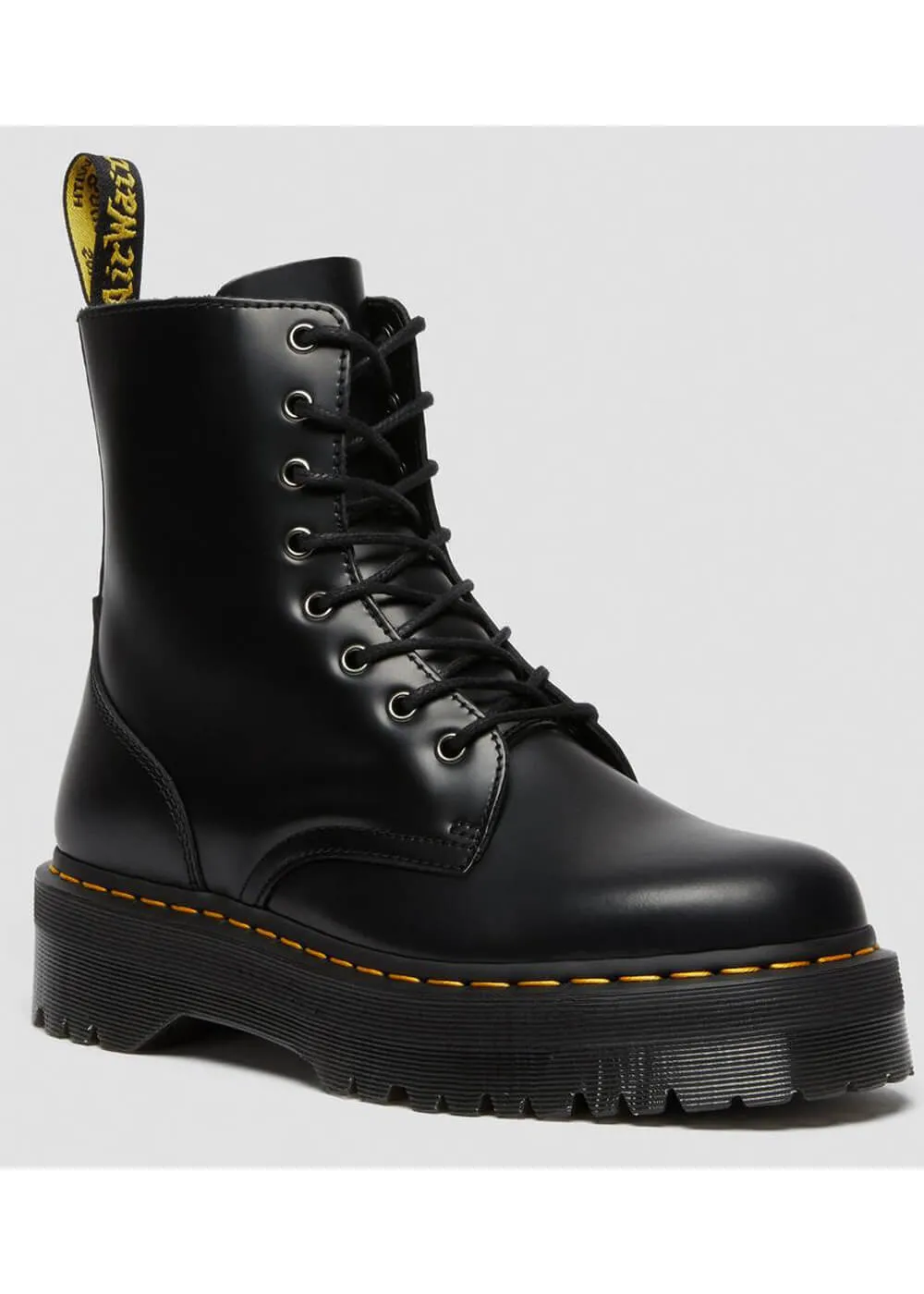 Dr. Martens Jadon Smooth Lace-up Boots Black