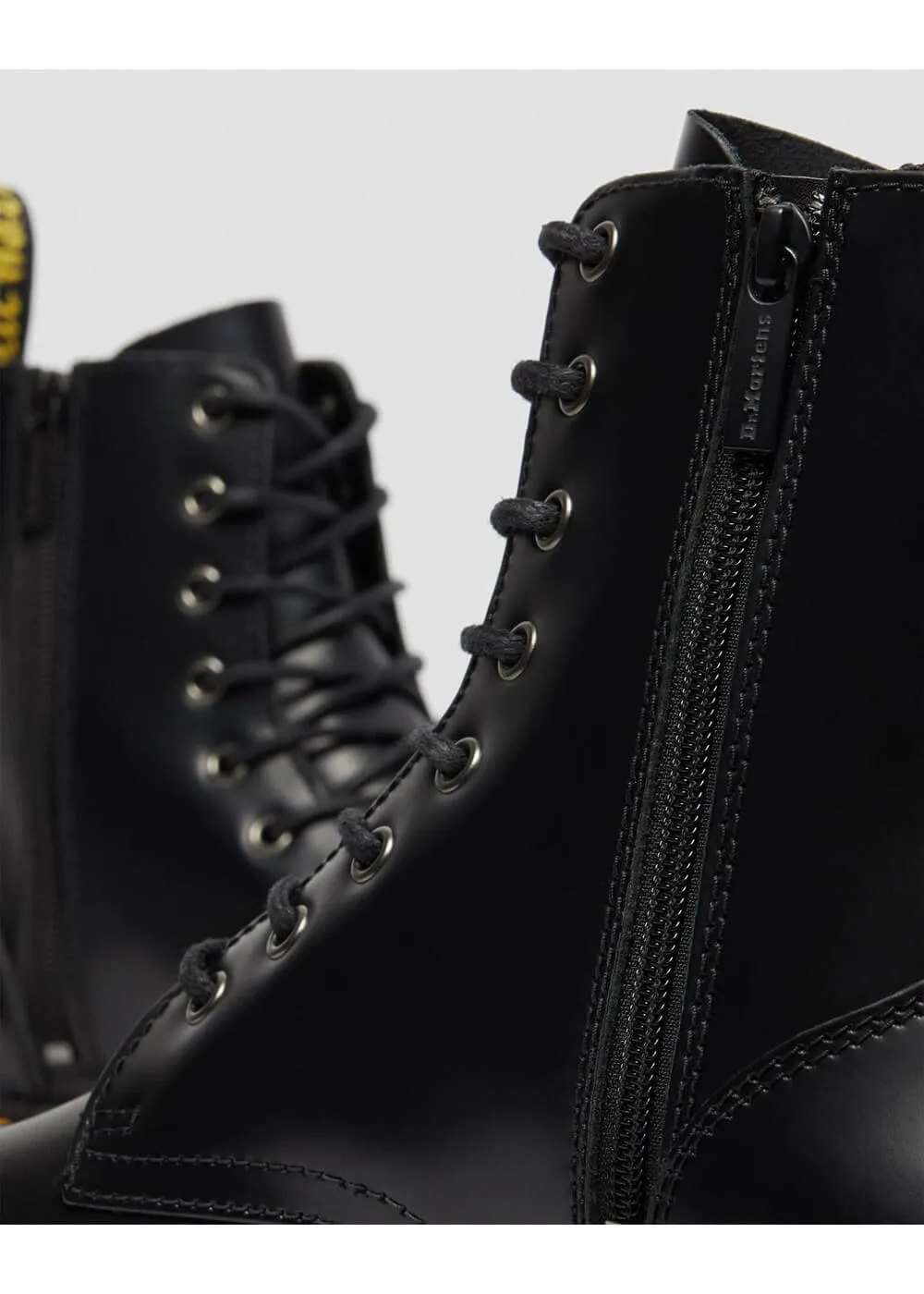 Dr. Martens Jadon Smooth Lace-up Boots Black