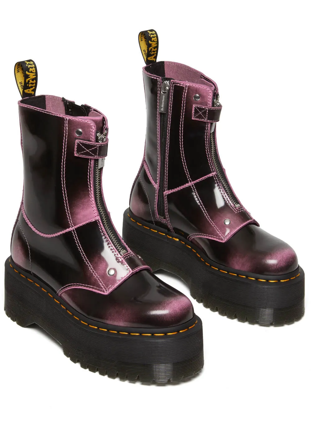 Dr. Martens Jetta Hi Max Platform Boots Fondant Pink