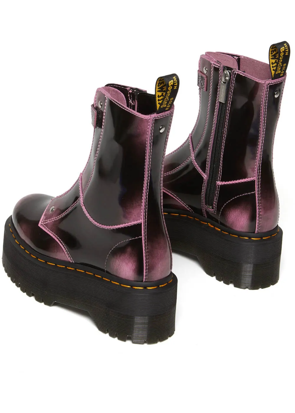 Dr. Martens Jetta Hi Max Platform Boots Fondant Pink