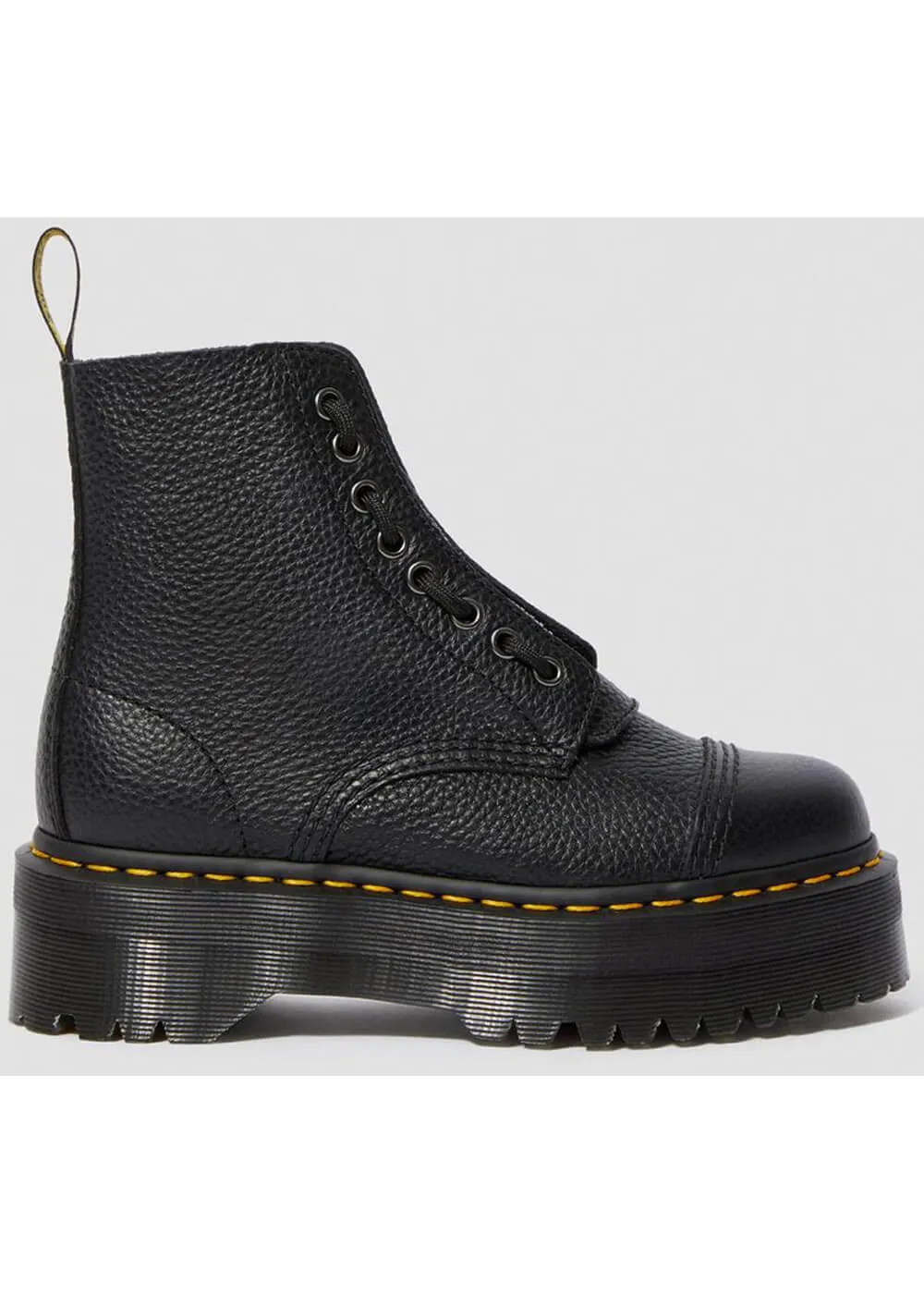 Dr. Martens Sinclair Nappa Leather Platform Boots Black