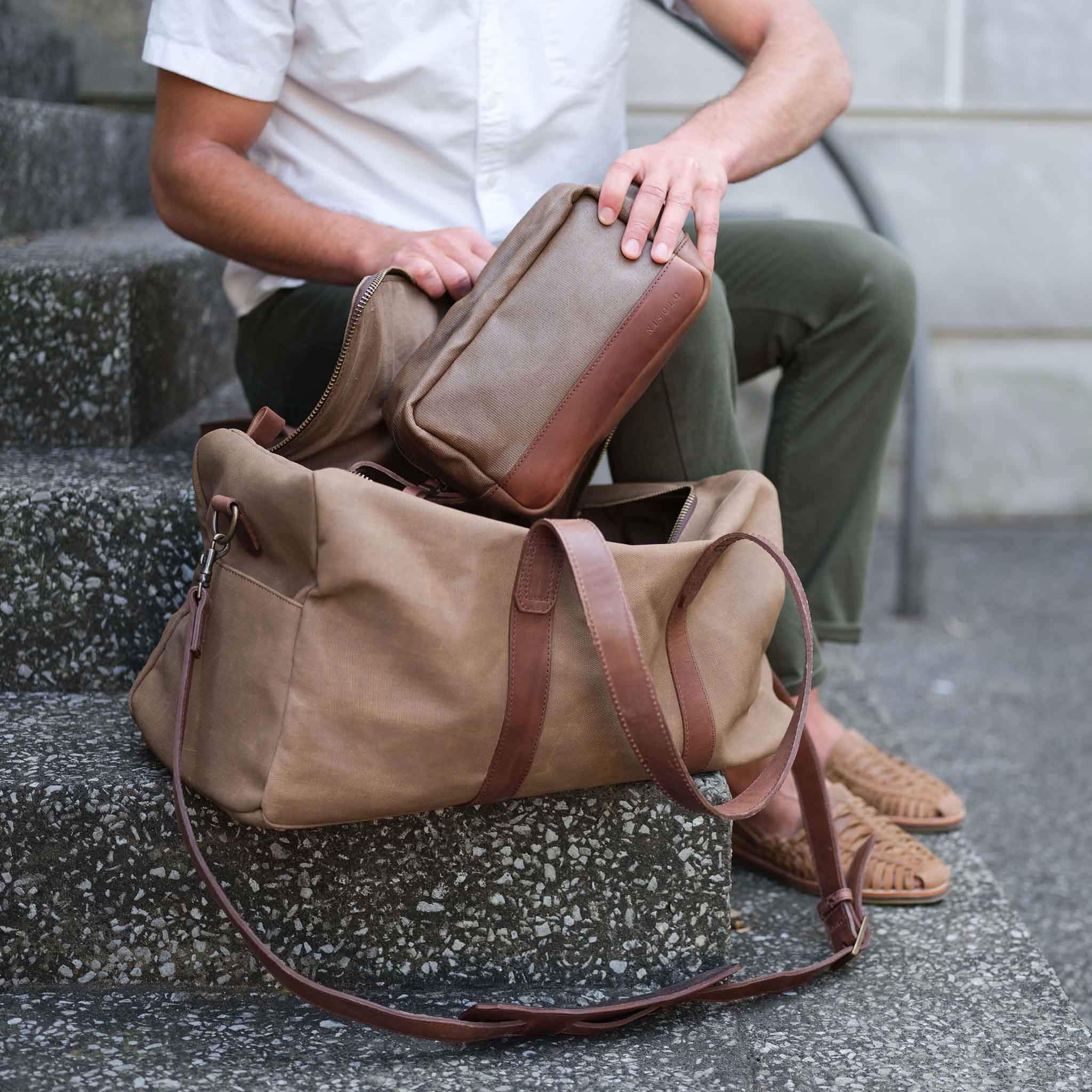 Durango Dopp Kit Waxed Canvas