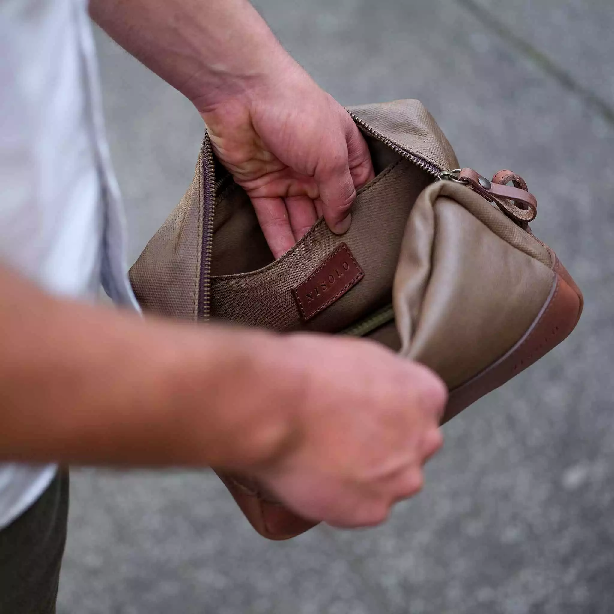 Durango Dopp Kit Waxed Canvas