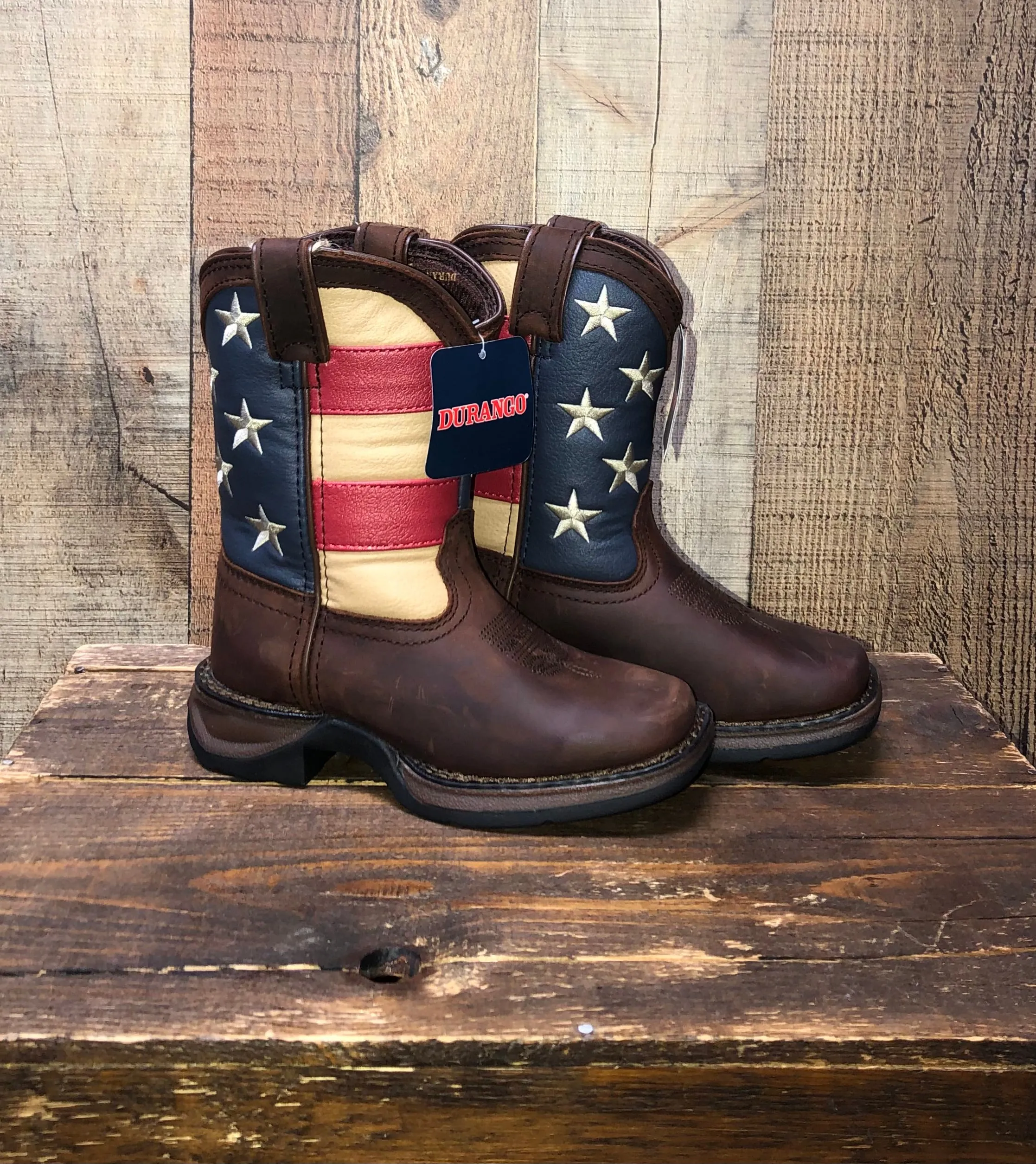 Durango Lil' Rebel Western Boots - Union Flag