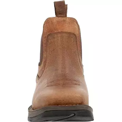 Durango Men's Rebel Red Dirt 6 ST Western Work Boot -Brown And Tan- DDB0460