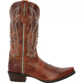 'Durango' Women's 12 Crush Western Snip Toe - Toasted Pecan