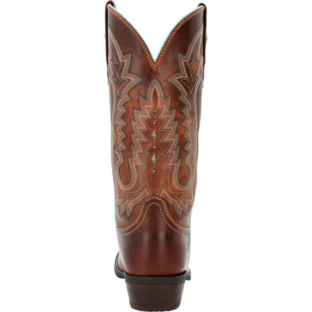 'Durango' Women's 12 Crush Western Snip Toe - Toasted Pecan