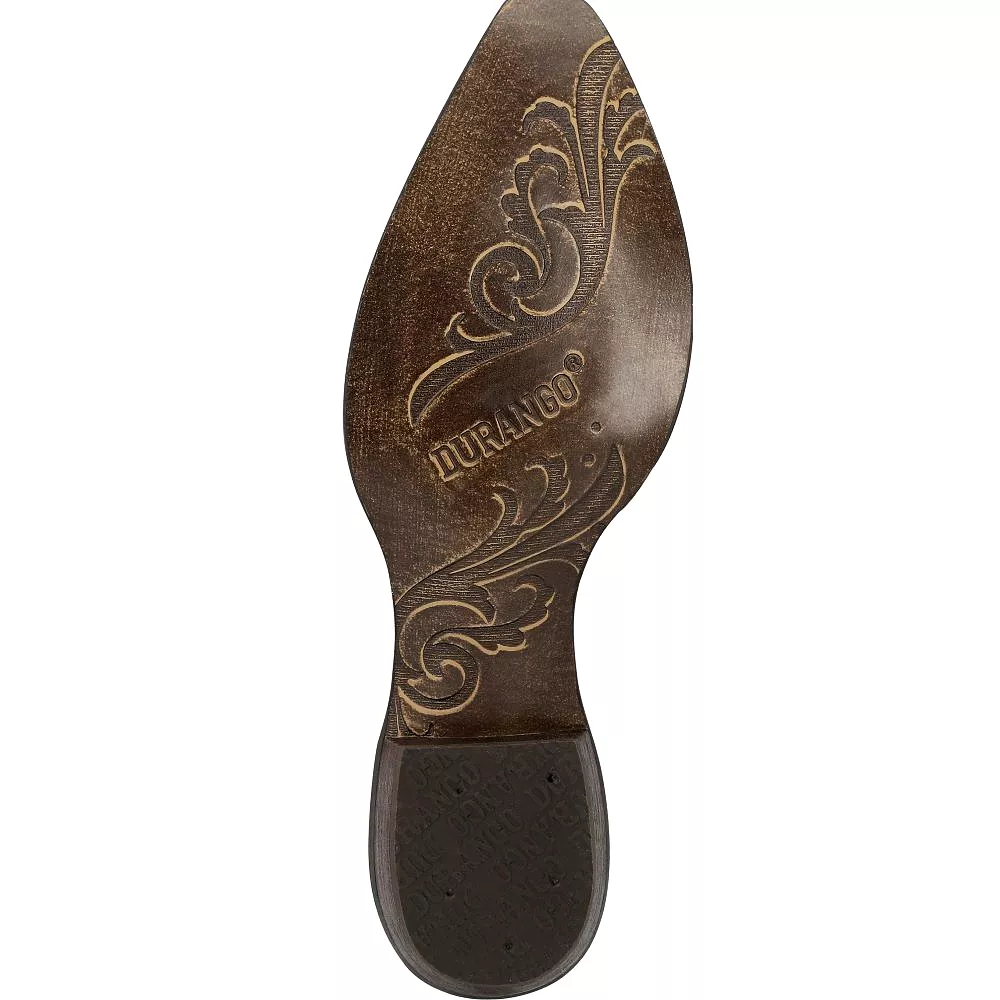 'Durango' Women's 12 Crush Western Snip Toe - Toasted Pecan