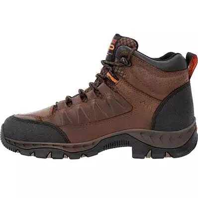 Durango Women's Renegade 5 Round Toe WP Work Boot -Brown- DRD0461