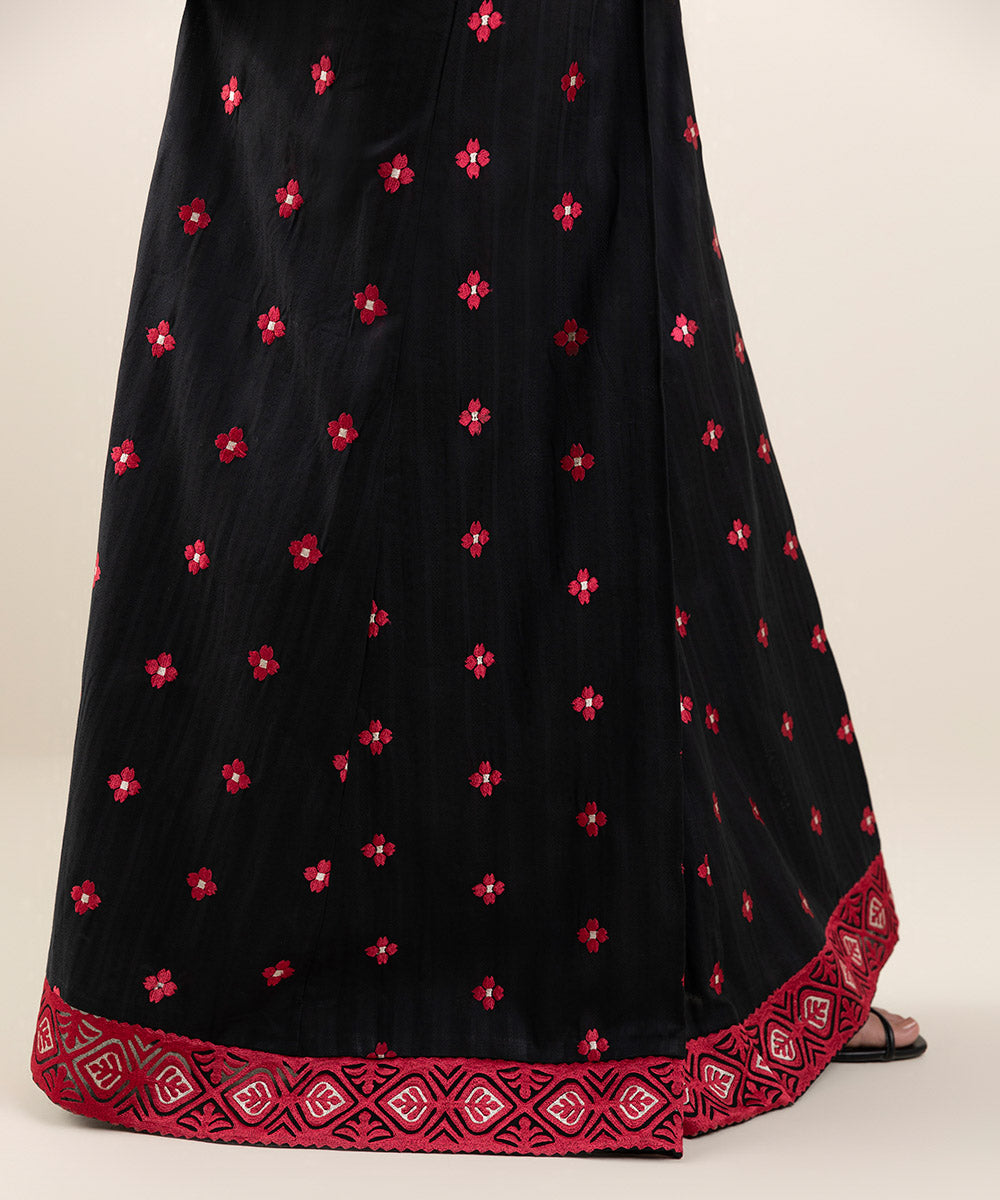 Embroidered Dobby Sharara