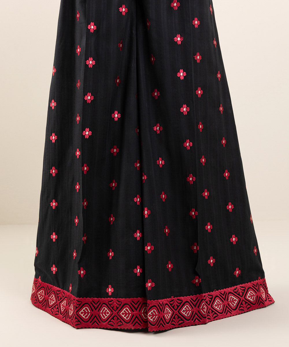 Embroidered Dobby Sharara