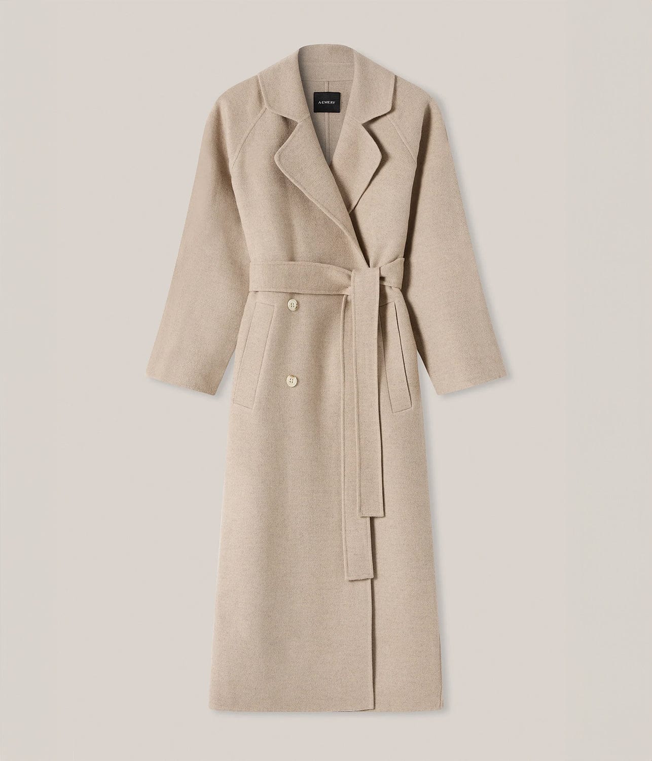 EVANS COAT- ALMOND MELANGE