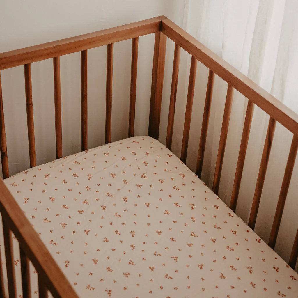 Fox & Fallow Birch Organic Fitted Cot Sheet