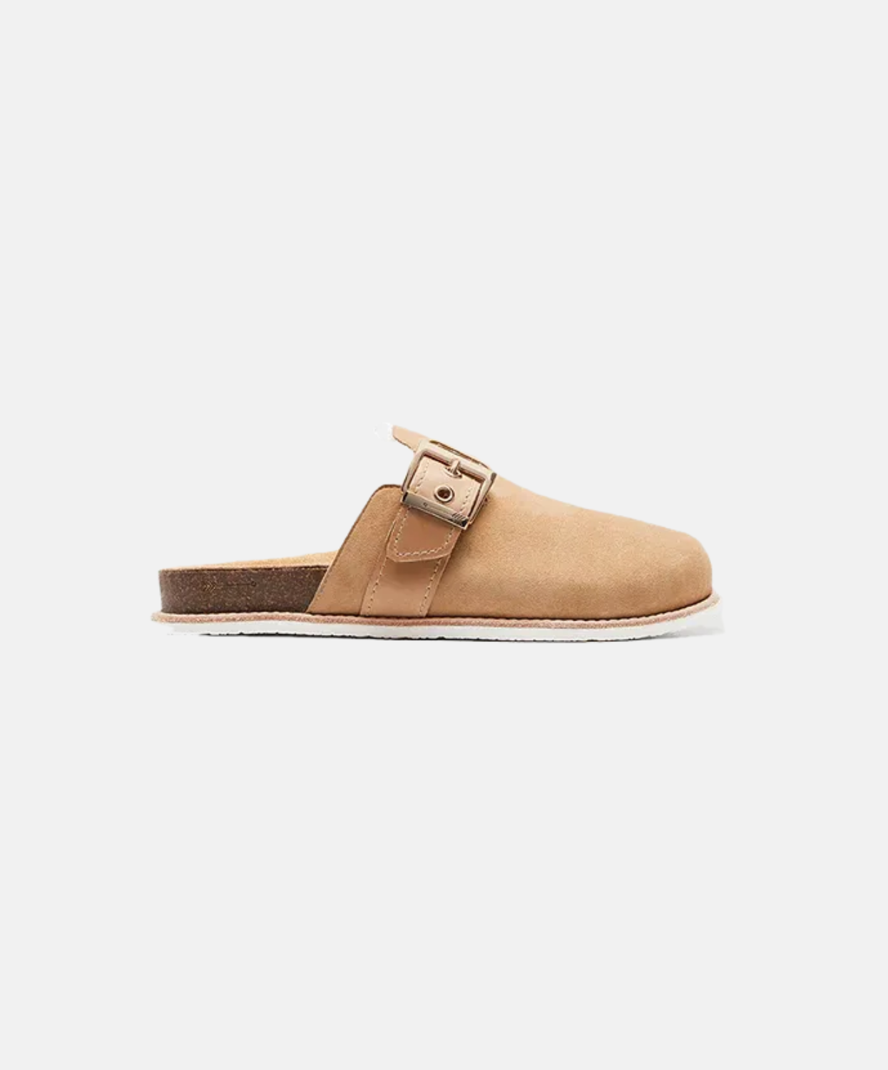 Frankie 4 Margot Shearling Flats Beige