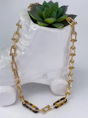 Frankie Tortoise Link Necklace