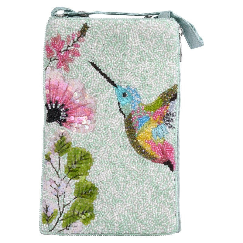 Hummingbird Beaded Crossbody