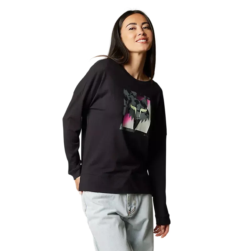 Ladies Detonate LS Fox Tee