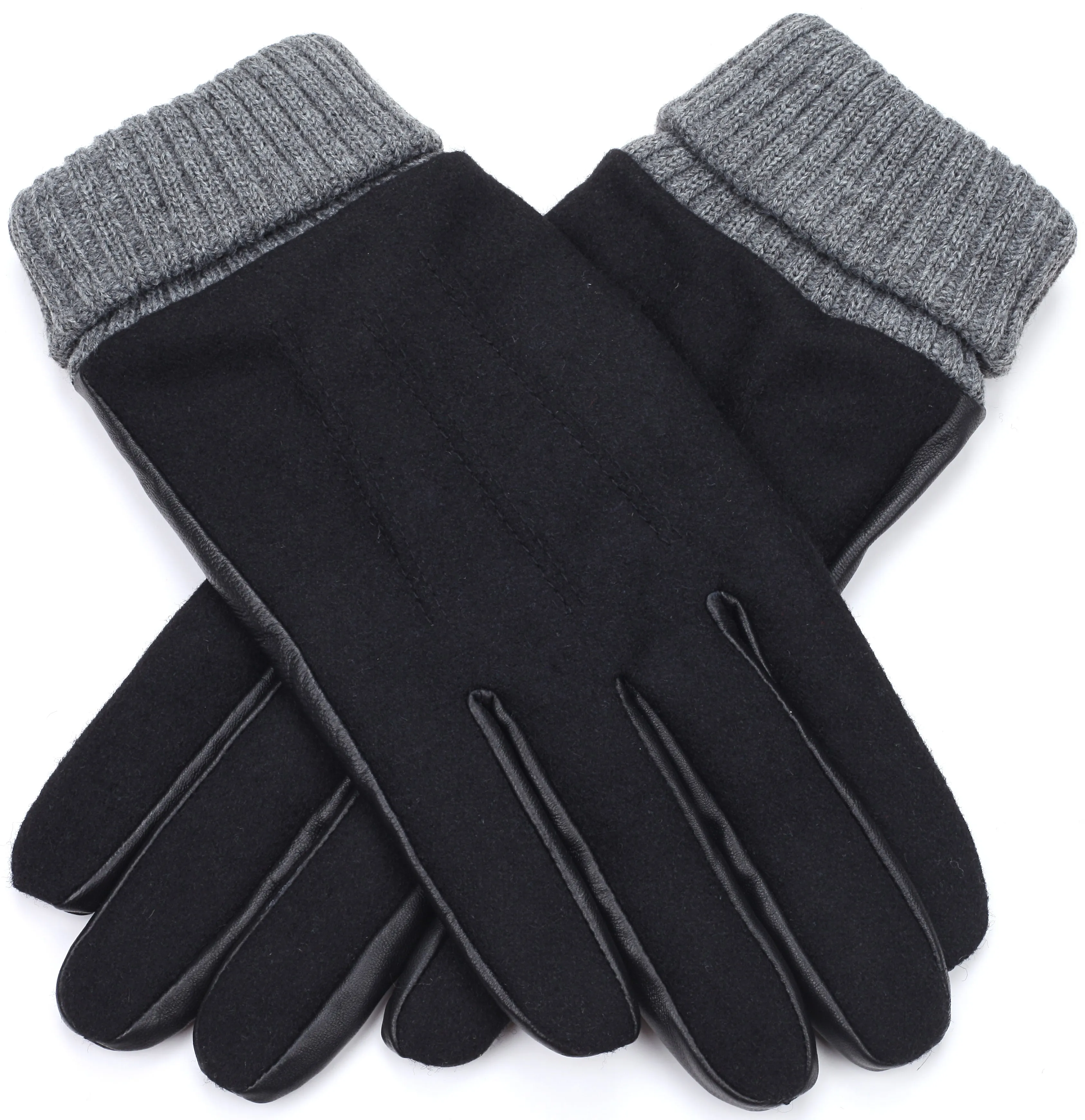 Onyx Suede Leather Gloves